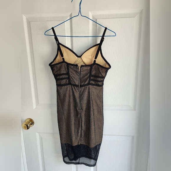 Revamped Bodycon Whimsigoth Sexy Lace Dress Medium - Picture 3 of 9